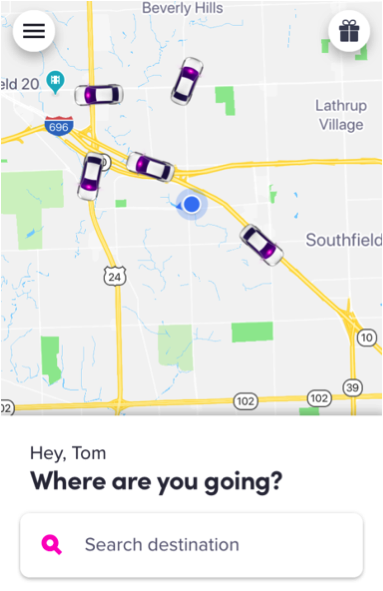 lyft screen